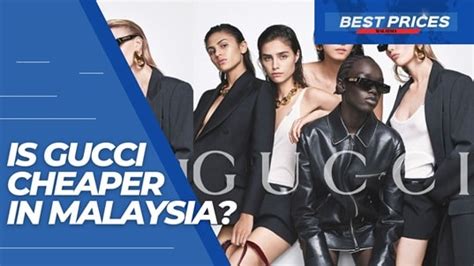 is gucci cheaper in australia or singapore